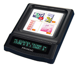 Настольный вакуум-флуоресцентный (VFD) Дисплей покупателя с монетницей DSP802U в Новороссийске