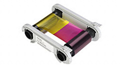 Полноцветная лента (YMCKO) на 500 оттисков с чистящим роликом; для принтера Advent SOLID 700 в Новороссийске